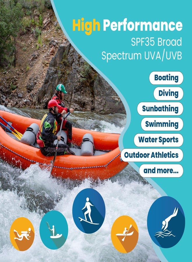 STREAM 2 SEA STREAM2SEA EcoStick SPF 35 Mineral Sunscreen Stick, Sweat Water Resistant Sunblock, USDA Approved Biodegradable Paraben Free Reef Safe Sunscreen Protection Against UVA UVB (EcoStick Sport) - 0.5 oz - Image 4